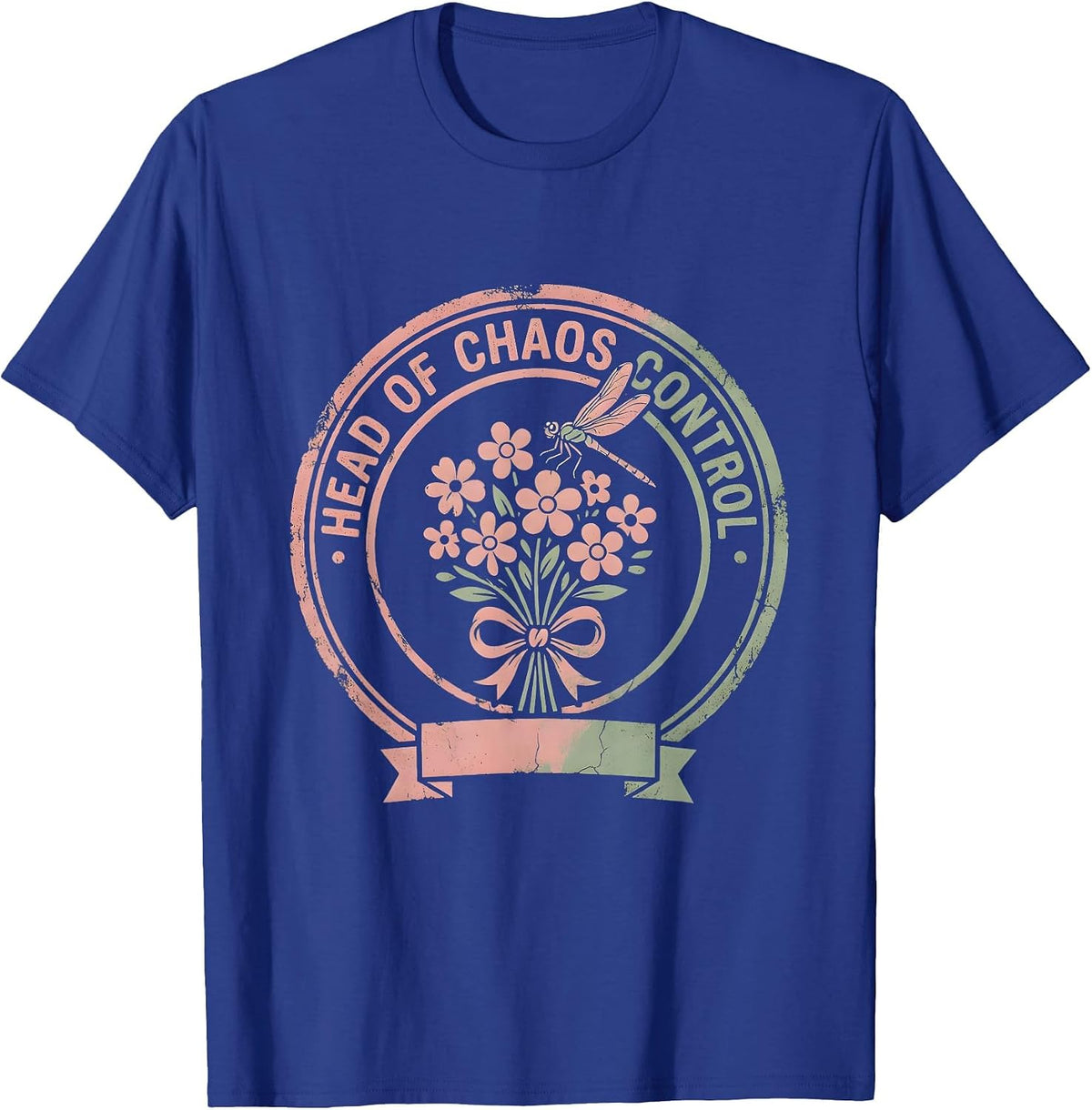 Head of Chaos Control Coordinator Design T-Shirt - Royal Blue