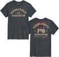 International Harvester - IH 1468 V8 - Men's Short Sleeve Graphic T-Shirt - Heather Charcoal