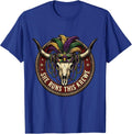 She Runs This Krewe Mardi Gras Design T-Shirt - Royal Blue