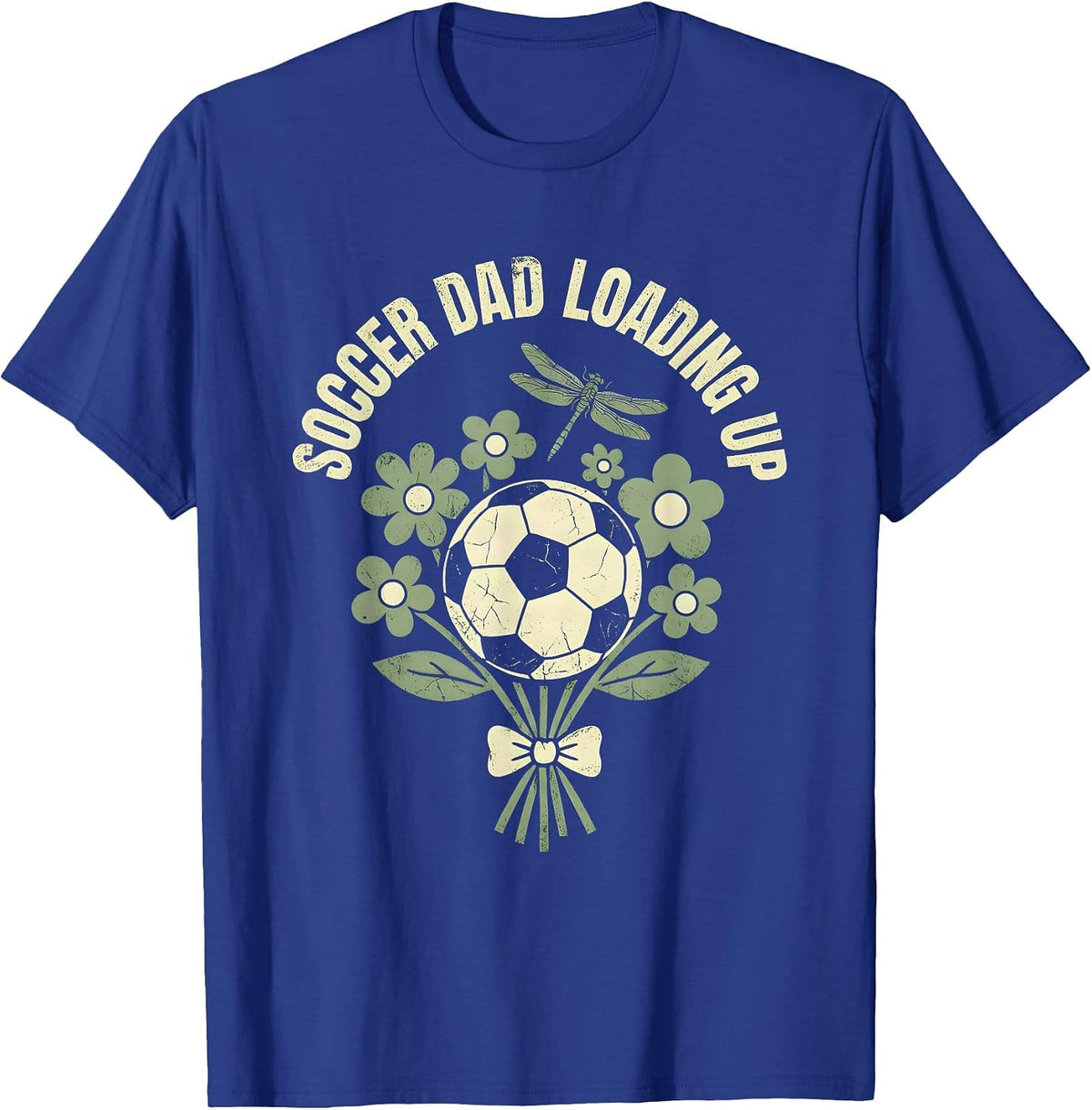 Soccer Dad Loading Up Boys Soccer Design T-Shirt - Royal Blue