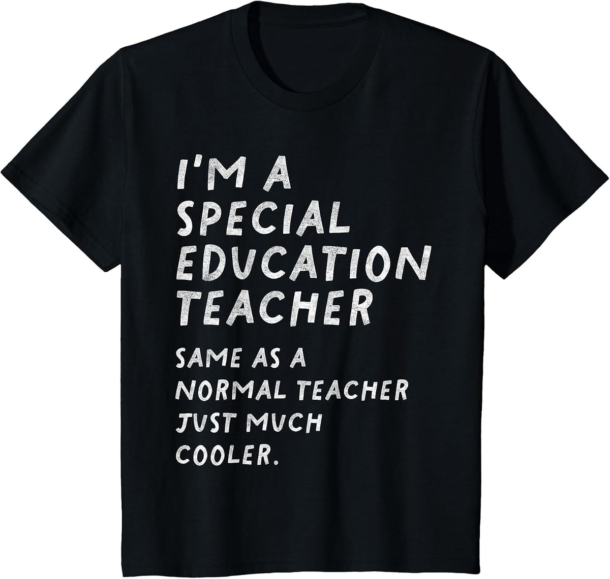 Special Education Teacher Definition Funny T-Shirt - Black