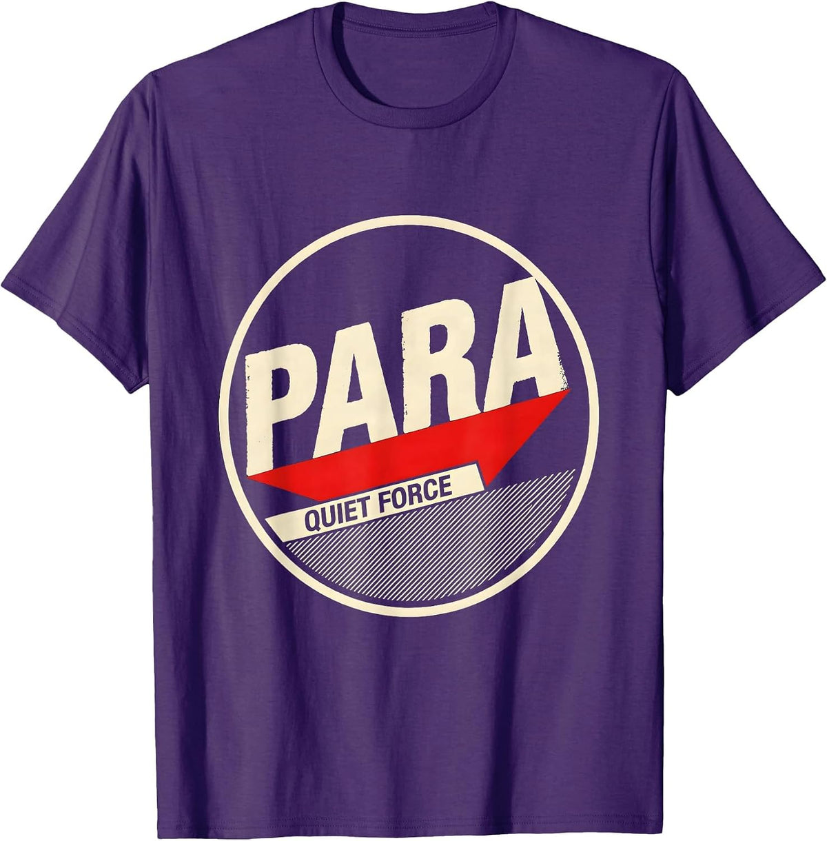 Para Quiet Force Constructivist Paraprofessional Teacher T-Shirt - Purple