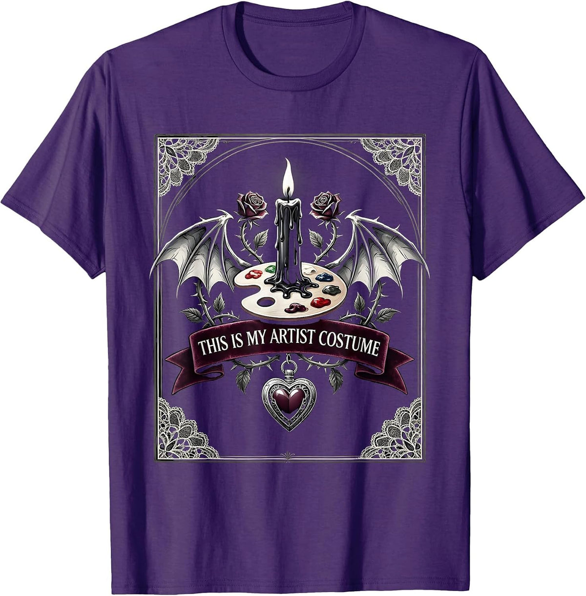 This Is My Artist Costume Halloween Design T-Shirt - Purple