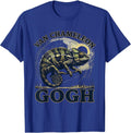 Van Chameleon Gogh Whimsical Art Meme Animal Lover Gift T-Shirt - Royal Blue