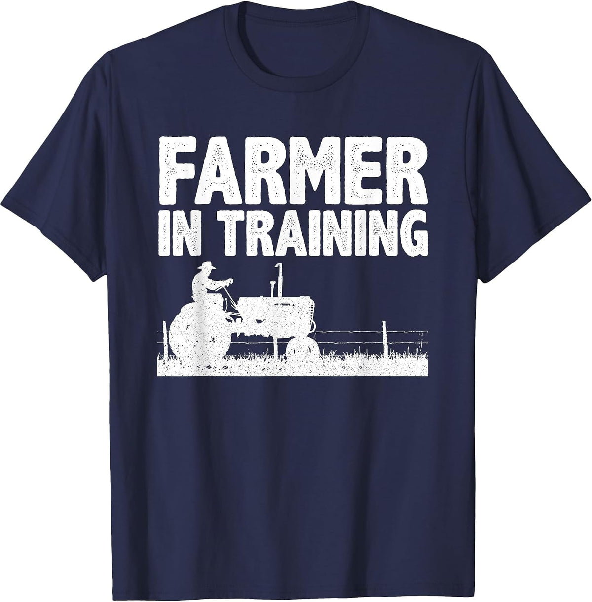 Cool Farmer Design for Men Women Farmer Farming Crop Farm T-Shirt - Navy Blue