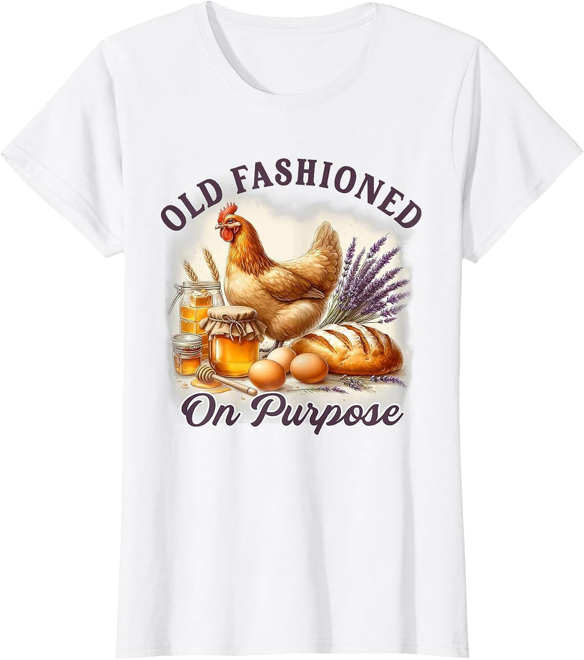 Homestead Homesteading Sourdough Old Fashioned On Purpose T-Shirt - White