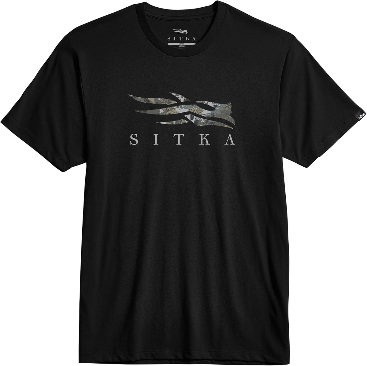 SITKA Icon Optifade Tee Shirt - Black Ev