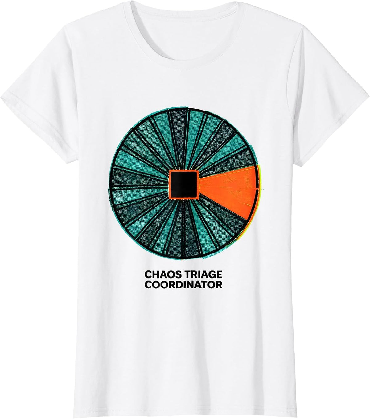Chaos Triage Coordinator Funny Office Boss Coworker Gift T-Shirt - White