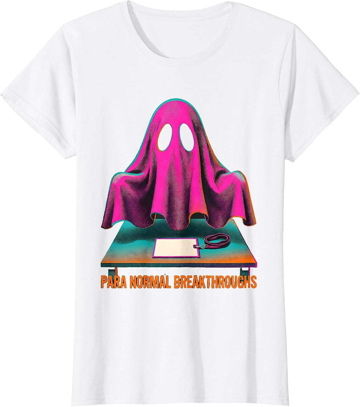 Para Normal Breakthroughs Risograph Ghost Paraeducator T-Shirt - White