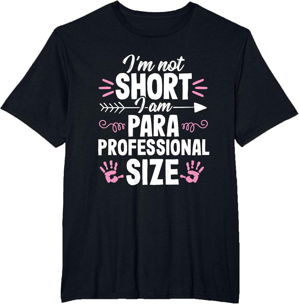 Paraprofessional Funny Appreciation Teaching Assistant T-Shirt - Black