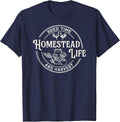 Homestead Life Seed Time and Harvest T-Shirt - Navy Blue