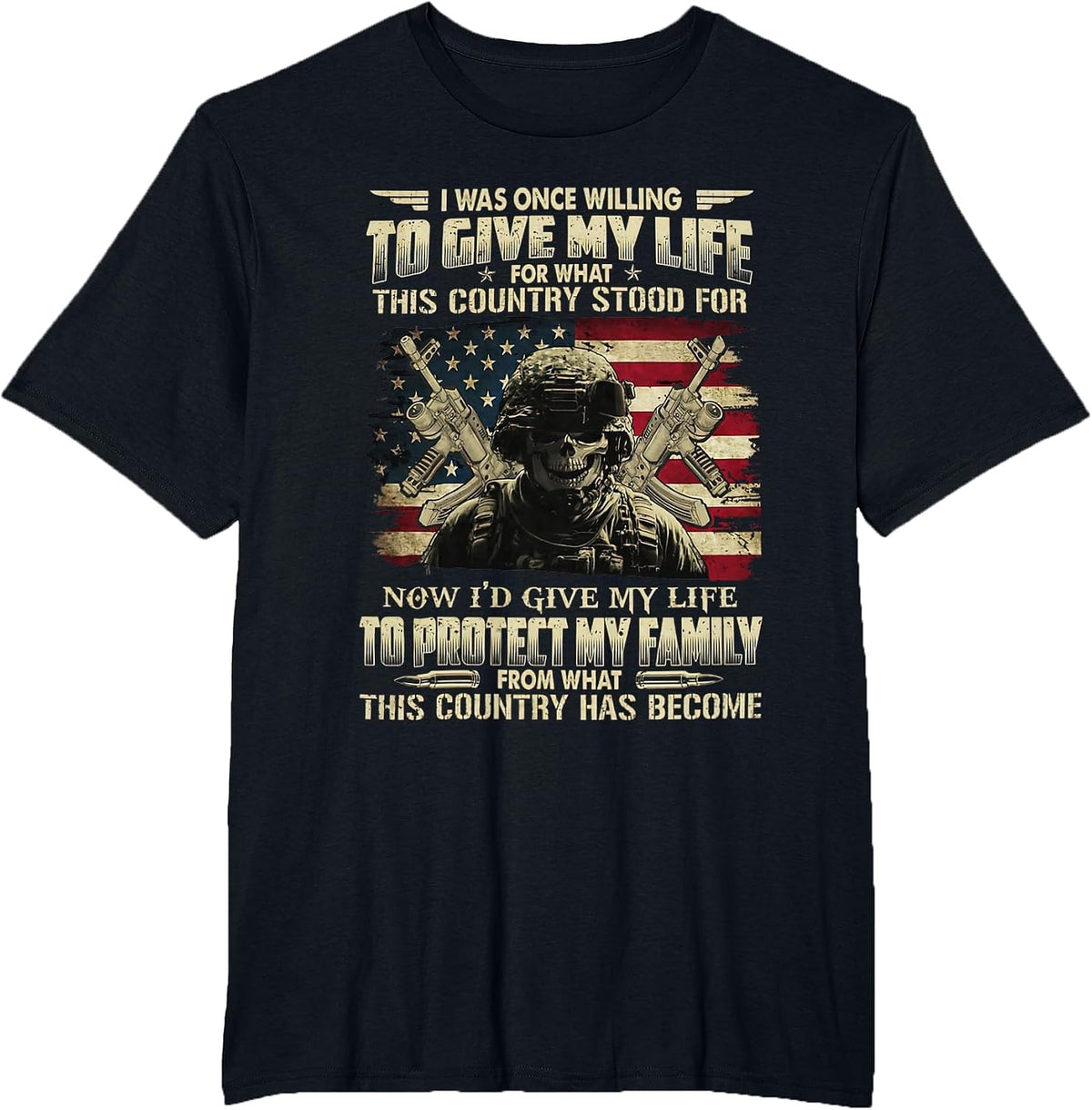 I was Once Willing to Give My Life for What I Believed T-Shirt - Black