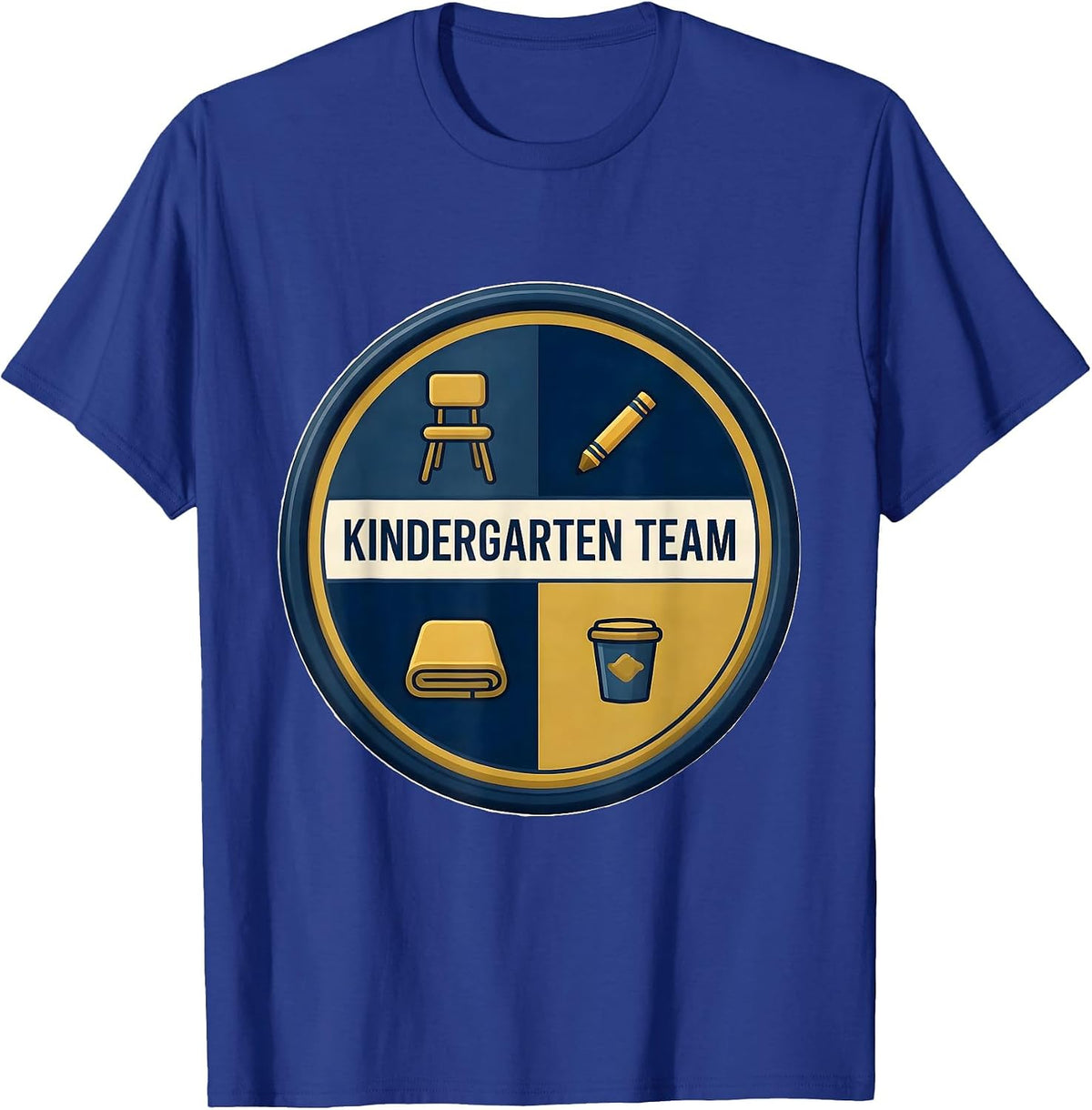 Kindergarten Team Cute Teacher Classroom Back To School T-Shirt - Royal Blue