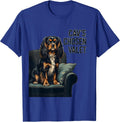 Cav's Chosen Valet Funny Cavalier King Charles Spaniel Dog T-Shirt - Royal Blue