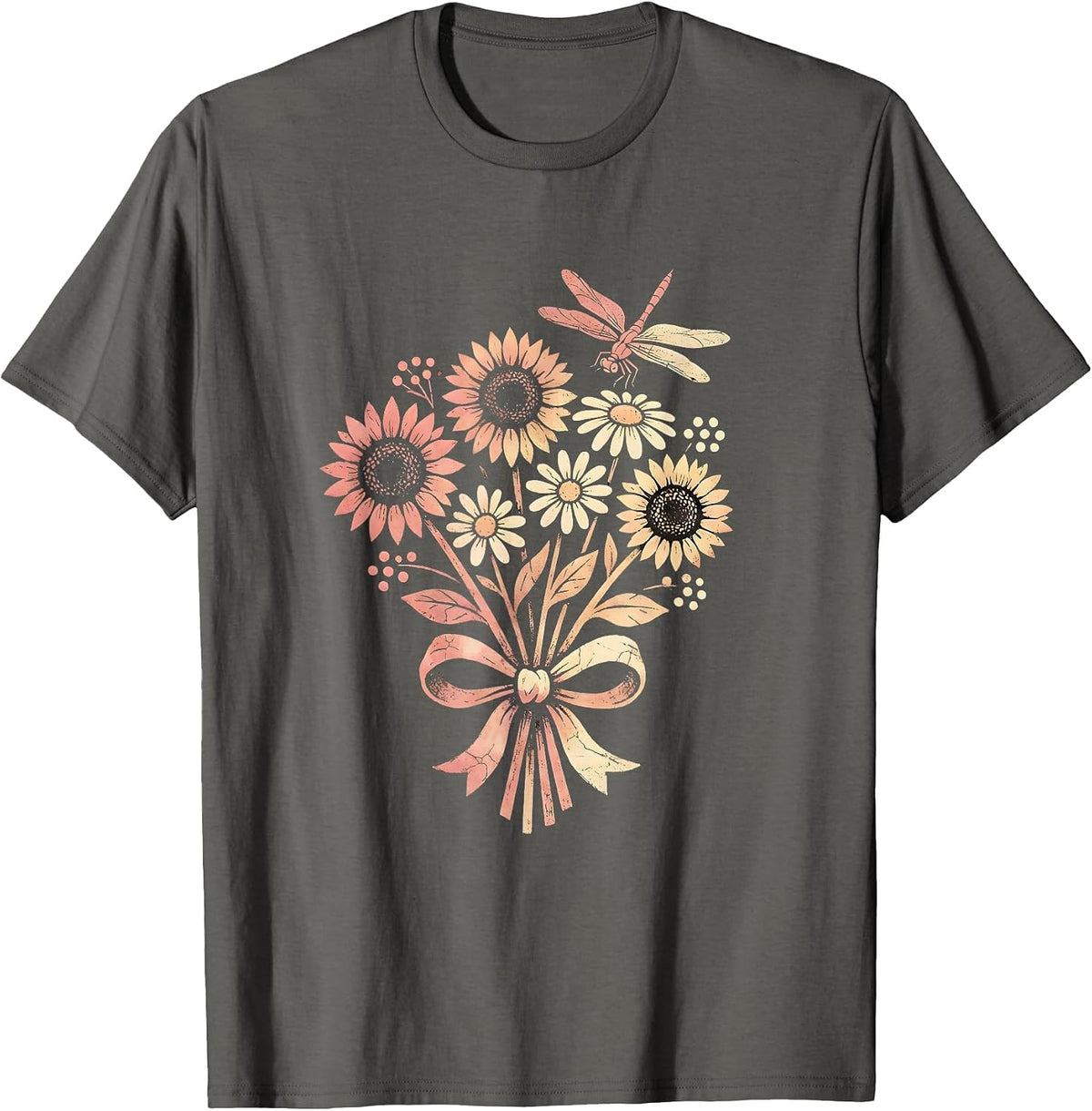 Men's Country Barn Lantern Twirl Rustic Farmlife Design T-Shirt - Asphalt Grey
