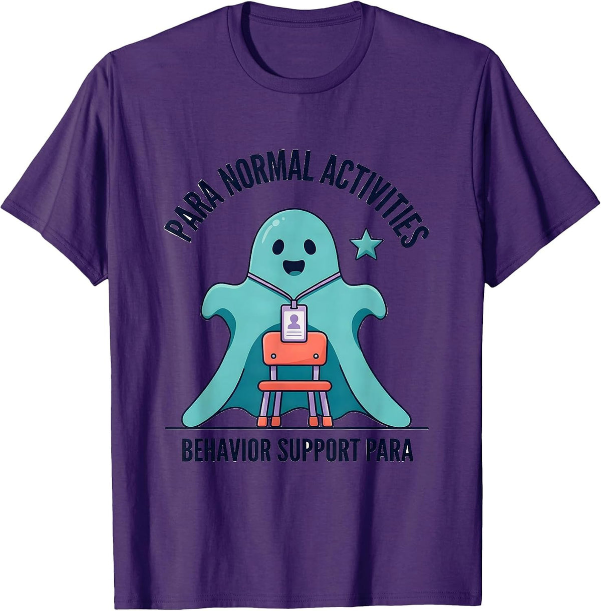 Para Normal Activities Behavior Support Para T-Shirt - Purple