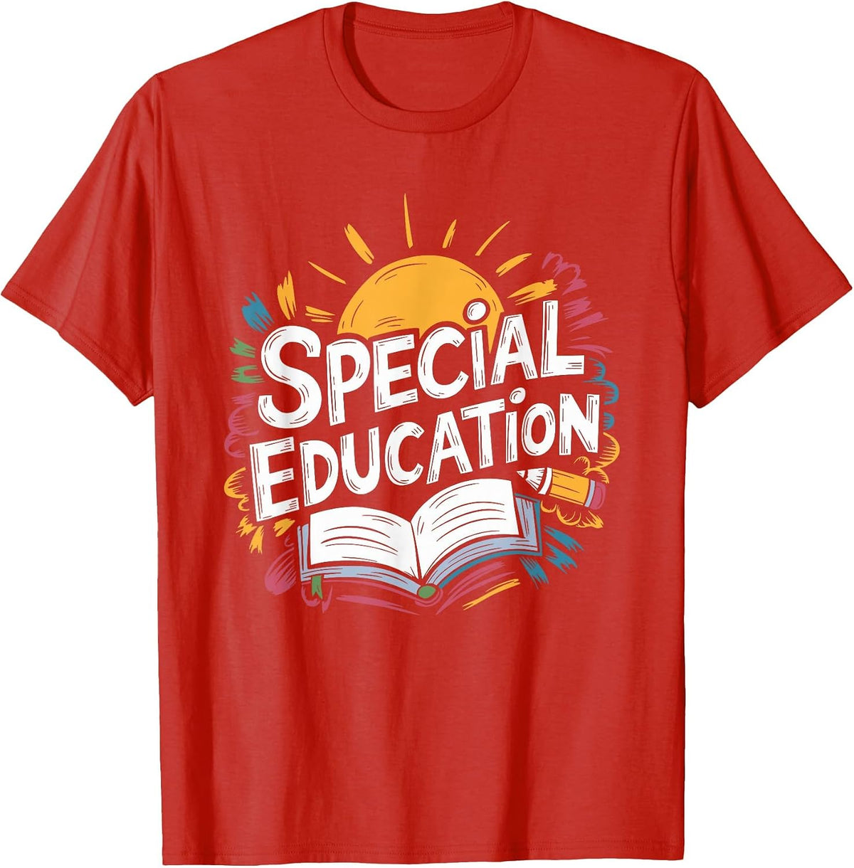Sped Teacher Special Education Teacher, Special Educator T-Shirt - Red