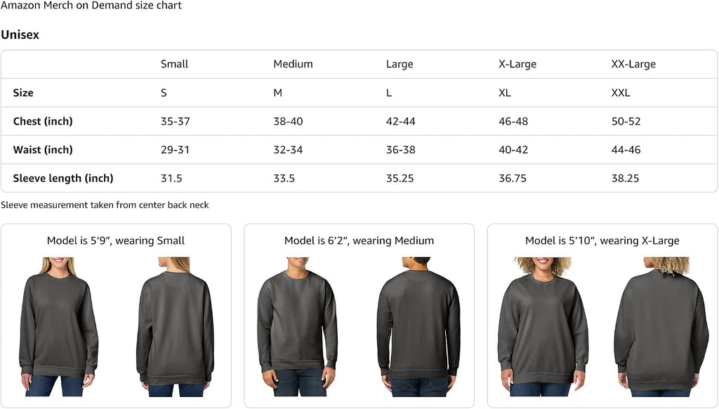 Tuxedo Cat Comfort Colors Adult Sweatshirt - size chart