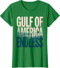 Women's Gulf of America Endless Patriotic Design T-Shirt - Kelly Green