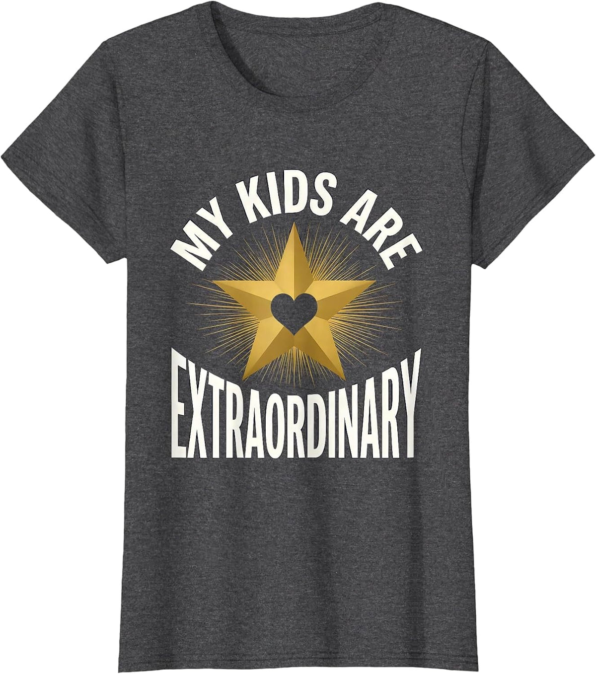 Women's My Kids Are Extraordinary Special Education Teacher T-Shirt - Dark Heather Grey
