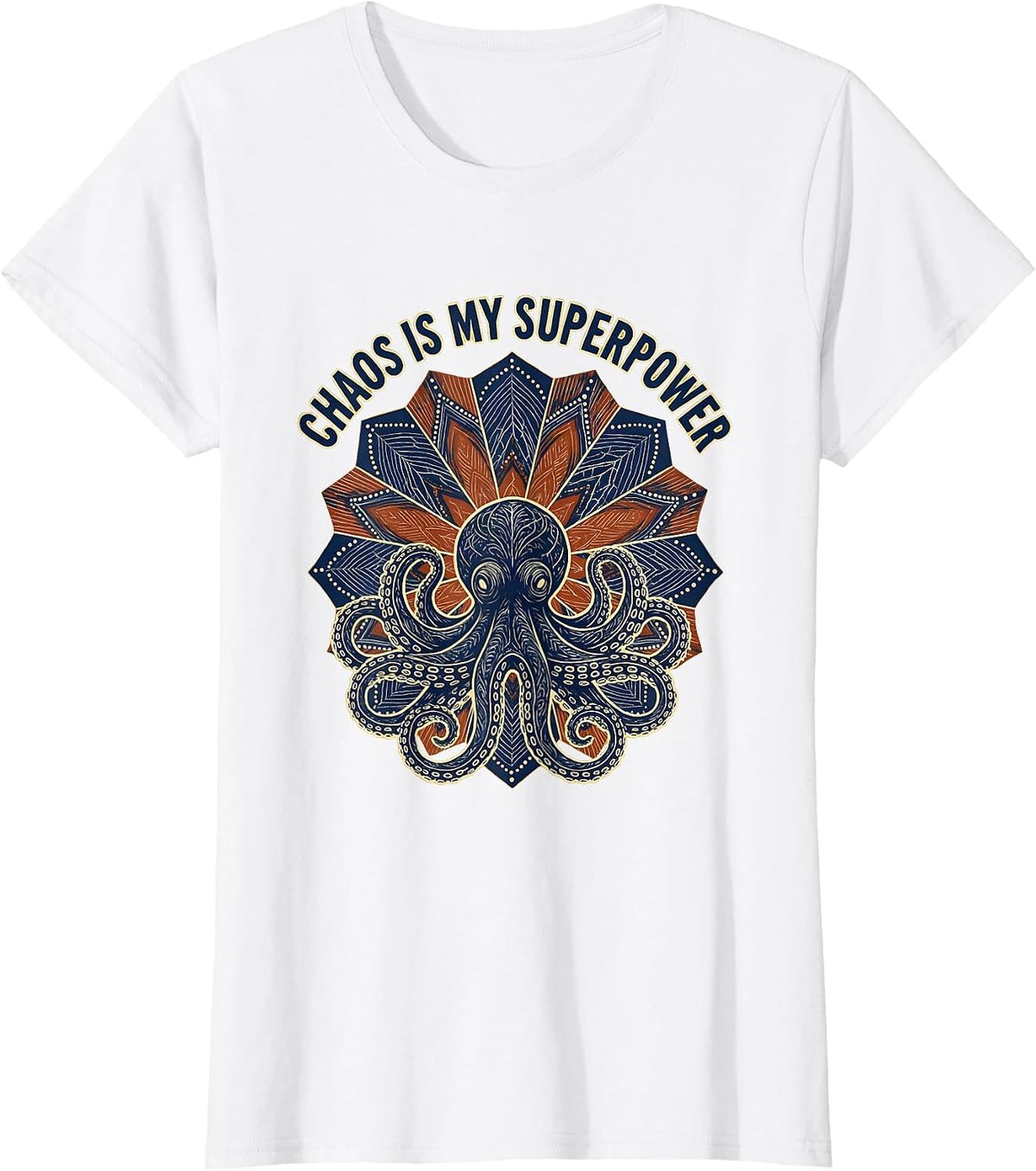 Chaos Is My Superpower Chaos Coordinator Design T-Shirt - White