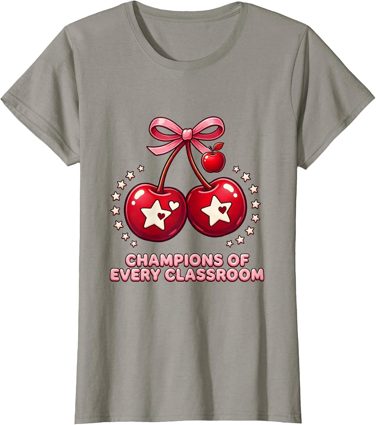 Women's Champions of Every Classroom Special Education Tee T-Shirt - Slate Grey