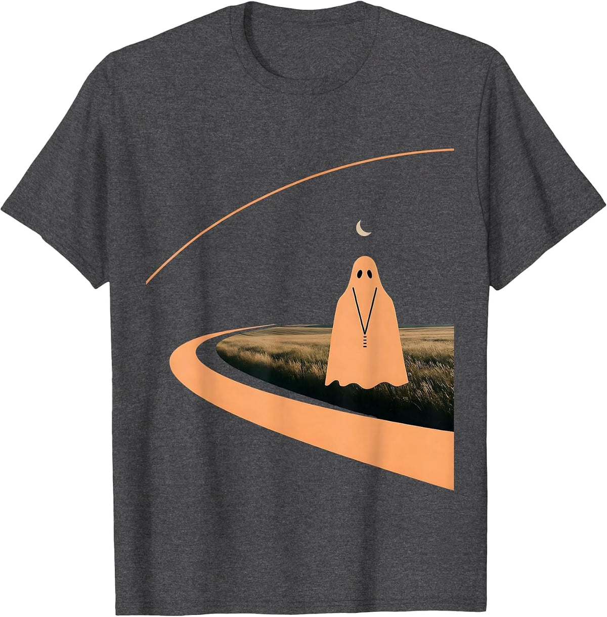 Men's Para Normal Activities Ghost Halloween Paraprofessional T-Shirt - Dark Heather Grey