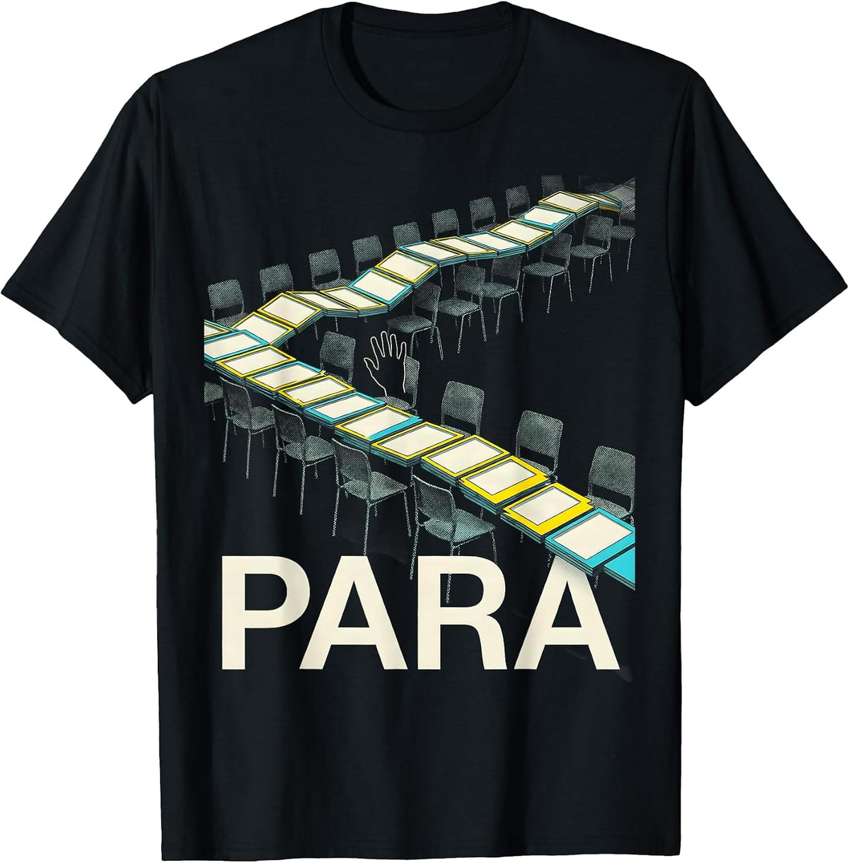 Men's Para Heartfelt Humor School Paraprofessional Paraeducator T-Shirt - Black
