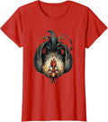 Women's Chicken Butt Funny Chicken Lover Farming Humor T-Shirt - Red