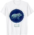 Men's Capybara Sighting Log 5E-27 Funny Internet Animal Meme Humor T-Shirt - White
