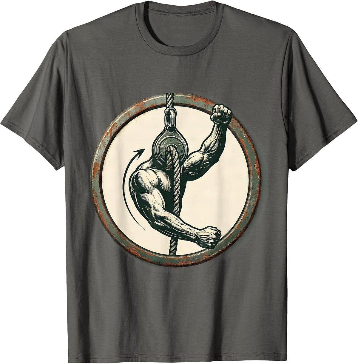 Sealed Therapy Team Vintage Rehab Clinician Appreciation T-Shirt - Asphalt Grey