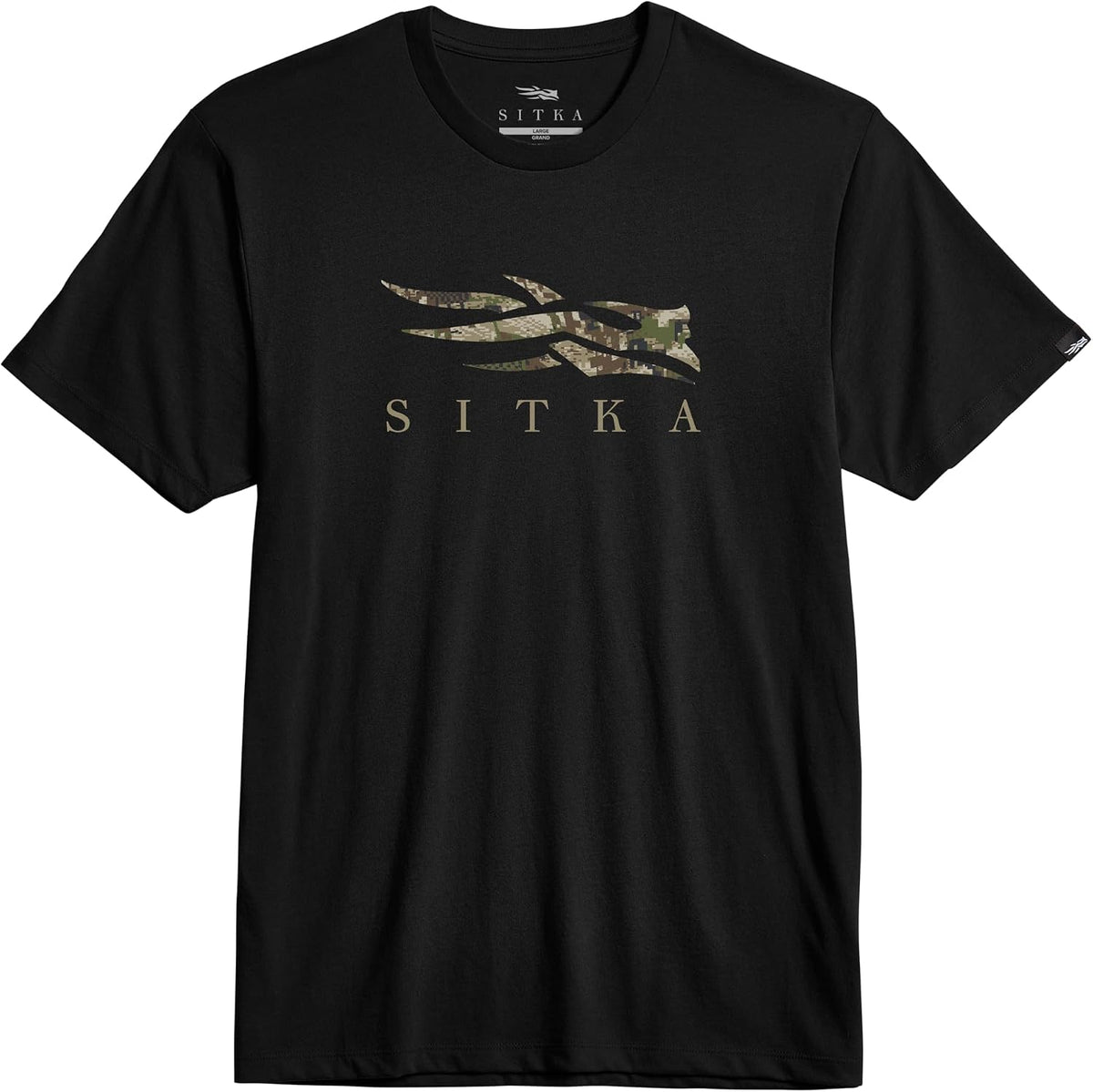 SITKA Icon Optifade Tee Shirt - Black Sa