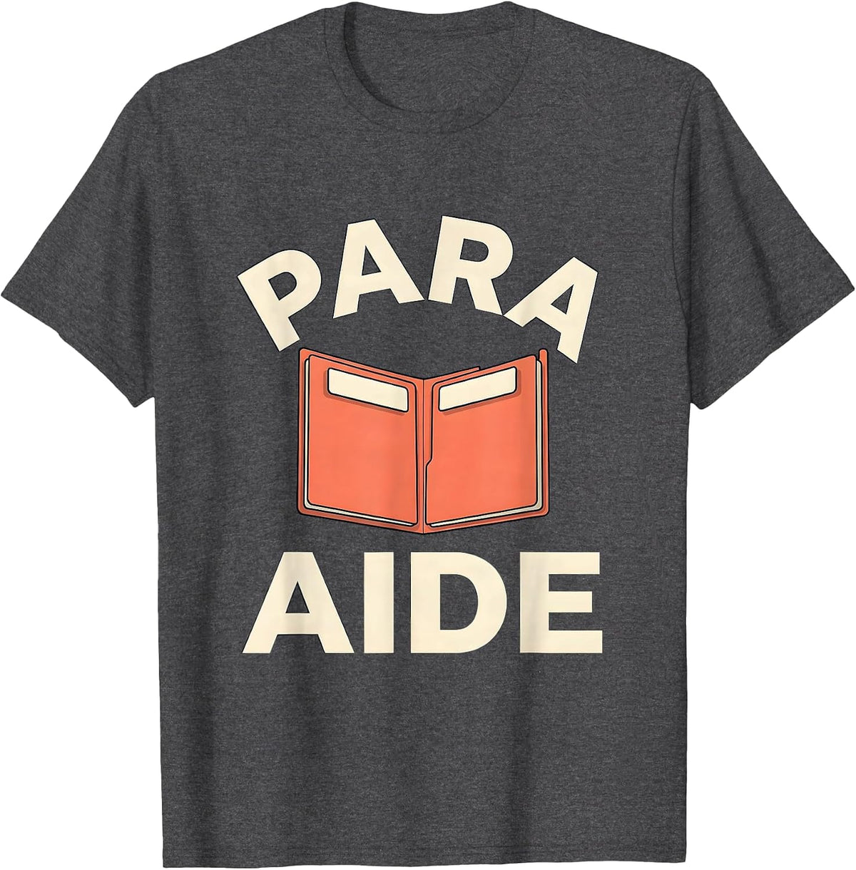 Men's Para Aide Funny Paraprofessional Paraeducator Teacher T-Shirt - Dark Heather Grey