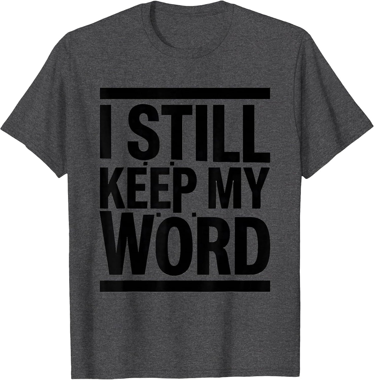 Men's I Still Keep My Word Masonic Brotherhood Freemason Pride T-Shirt - Dark Heather Grey