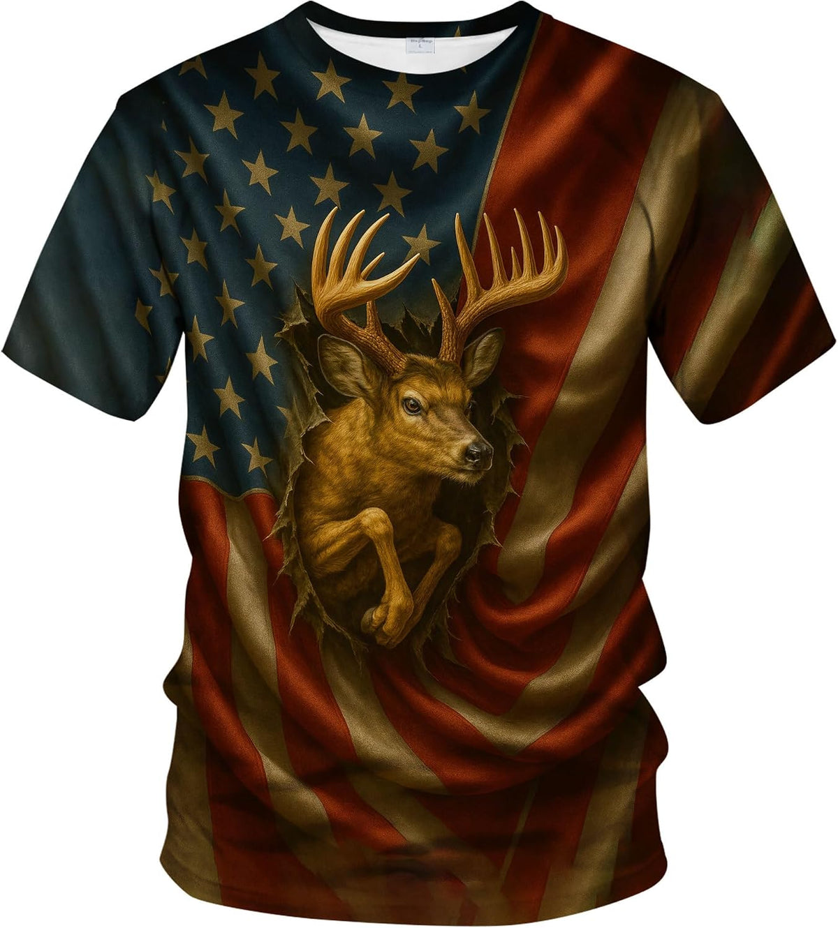 Blissboy Funny Juneteenth T-Shirt Novelty Short Sleeve Crewneck Shirt - Red Brown