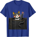 My Tuxedo Cat Cute Cat Lover Pet Pocket Gift T-Shirt - Royal Blue