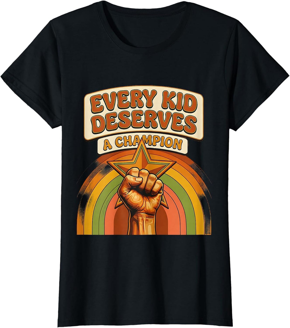 Every Kid Deserves A Champion Special Ed Teacher T-Shirt - Black