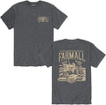 Vintage Farmall Cream On Dark - Men's Short Sleeve Graphic T-Shirt - Heather Charcoal