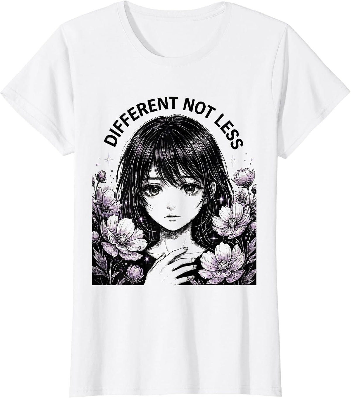 Different Not Less Autism Awareness Design T-Shirt - White