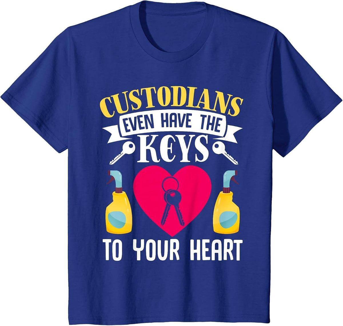 School Caregiver Appreciation T-Shirt - Royal Blue