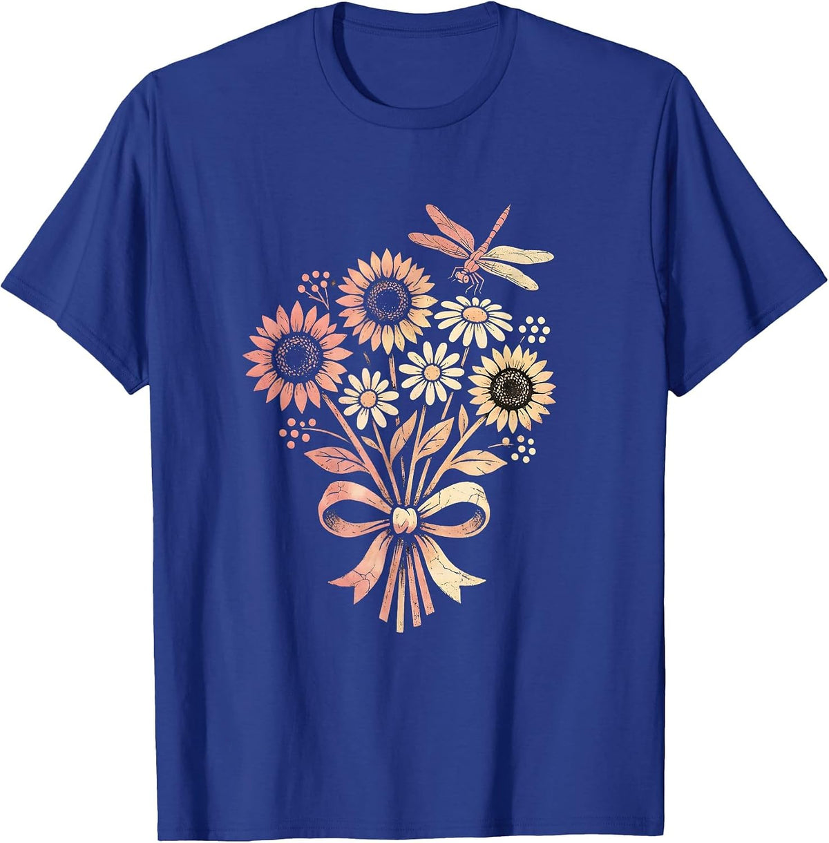 Men's Country Barn Lantern Twirl Rustic Farmlife Design T-Shirt - Royal Blue
