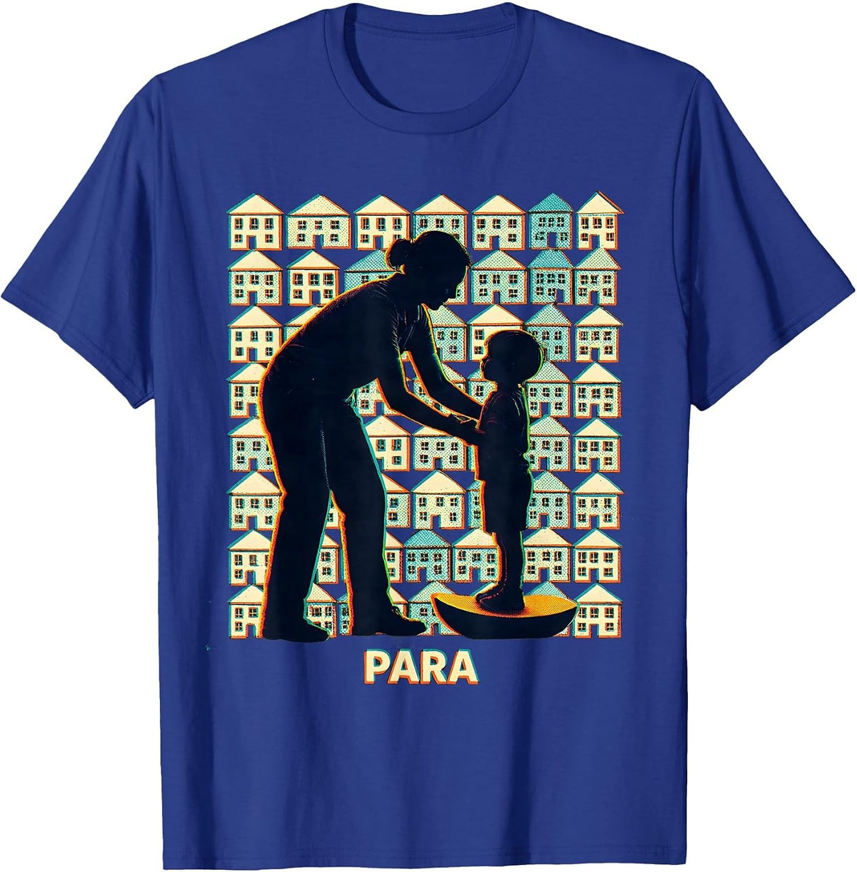 Men's Para Funny Paraprofessional Paraeducator Teacher T-Shirt - Royal Blue