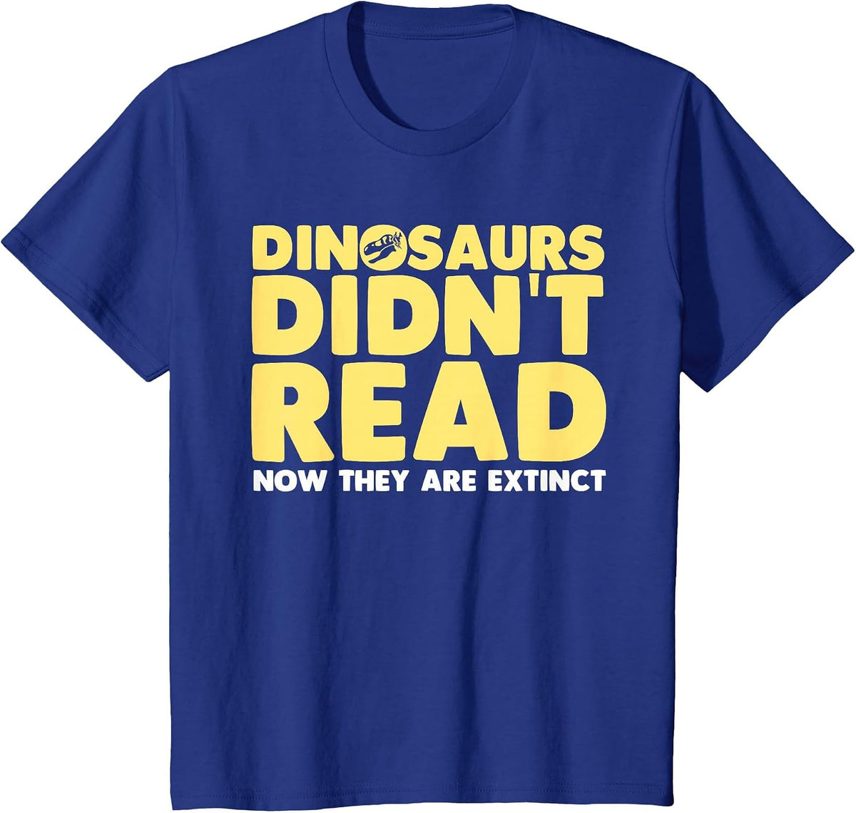 Cool Reading for Men Women Abibliophobia Read Library Themed T-Shirt - Royal Blue