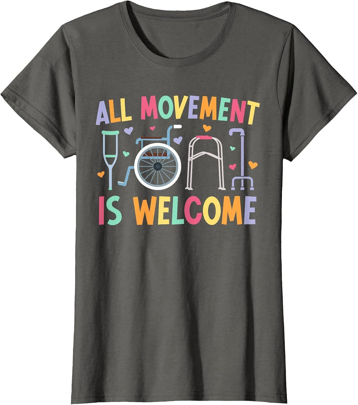 Funny Physical Therapist Physical Therapy Month T-Shirt - Asphalt Grey