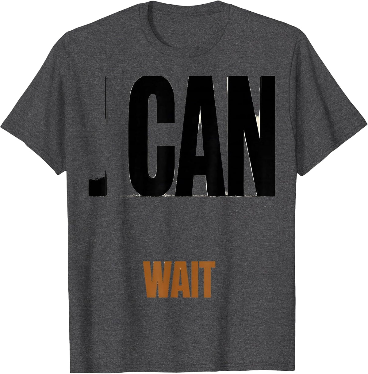 I Can Wait Funny Basset Hound Dog Lover Gift for Dad T-Shirt - Dark Heather Grey