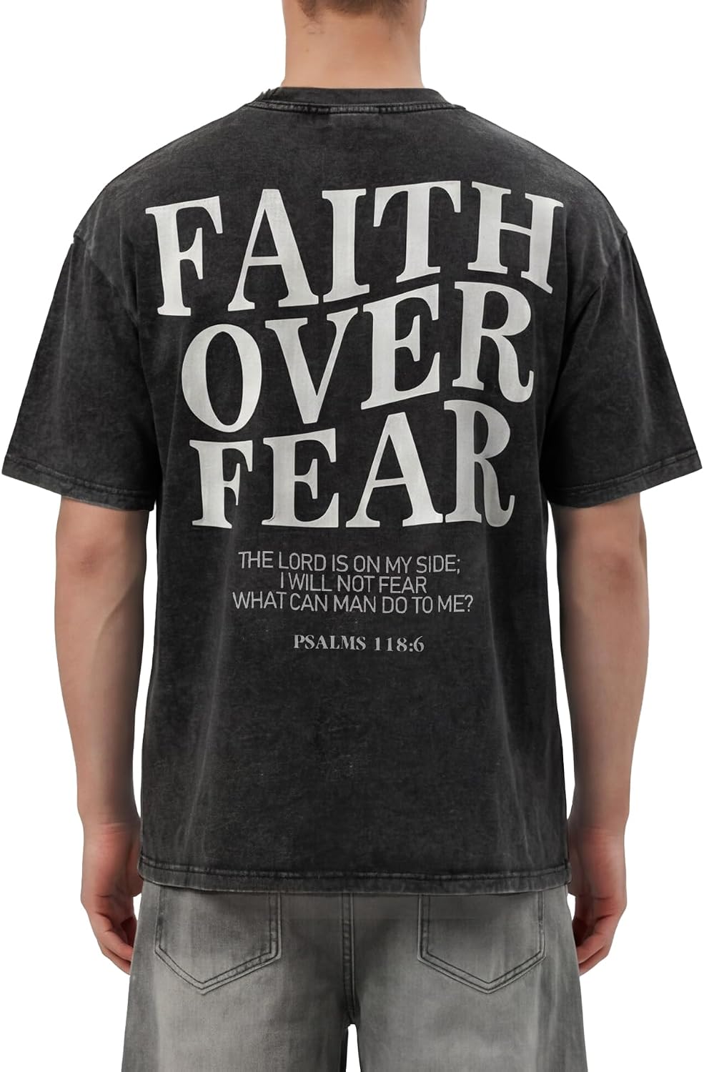 Christian T-Shirts for Men, Y2K Graphic Tees Shirt Unisex - C Graphic Black