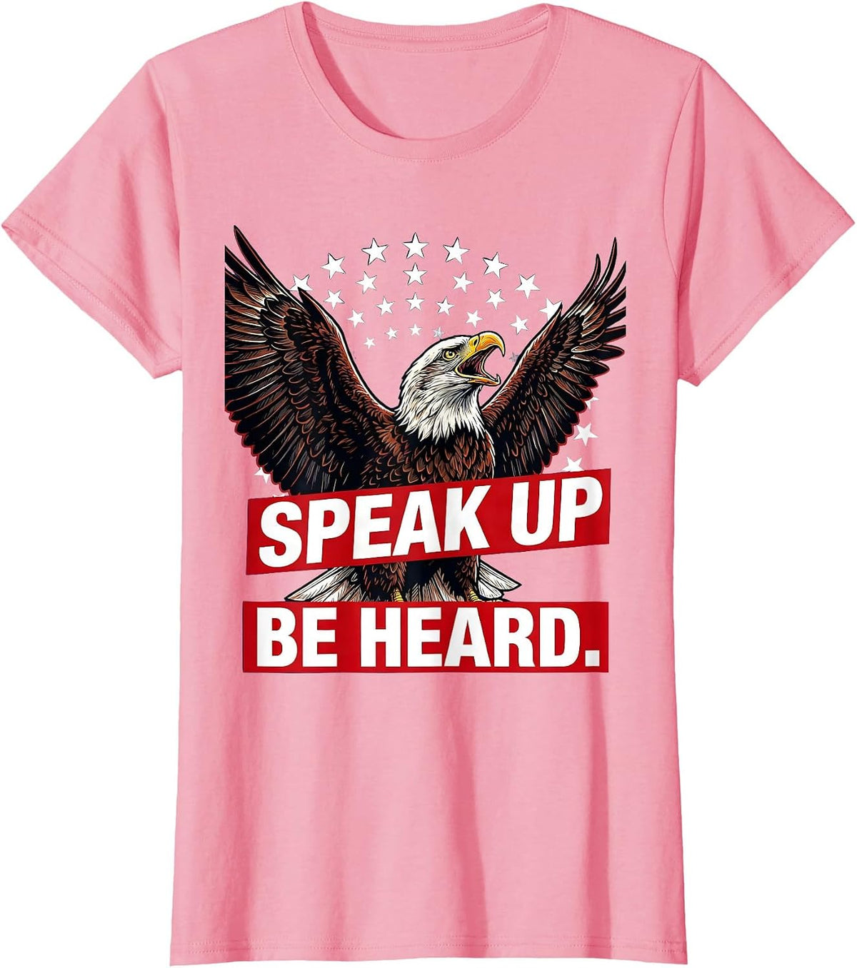 Women's Speak Up Be Heard Speech Therapy Design T-Shirt - Pink