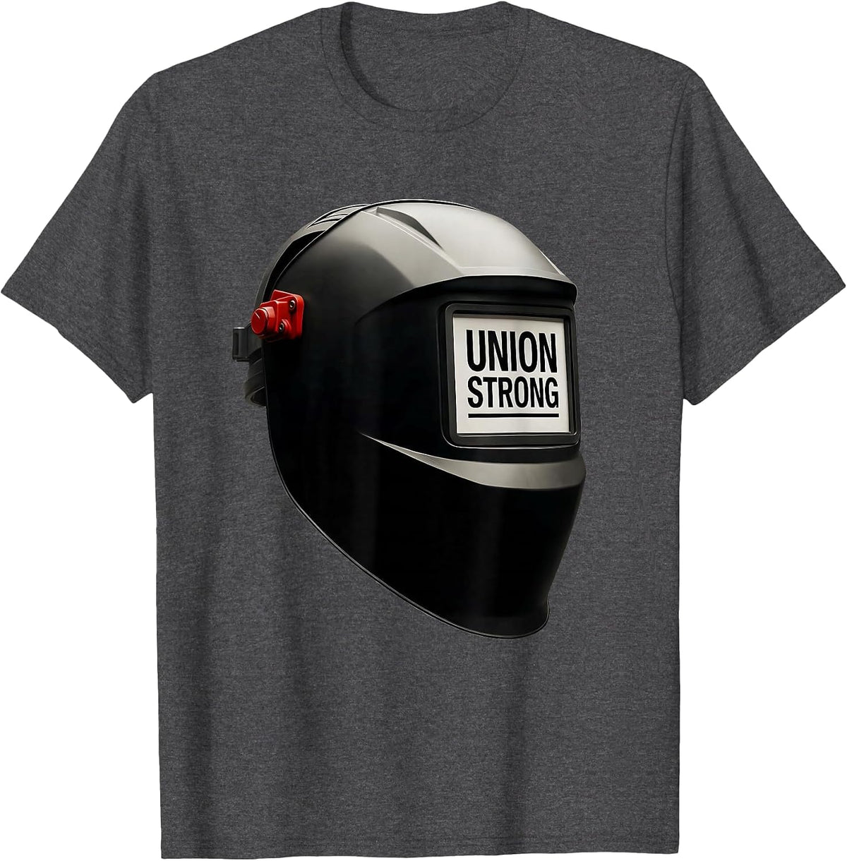 Men's Union Strong Skilled Trades Worker Labor Day Solidarity T-Shirt - Dark Heather Grey