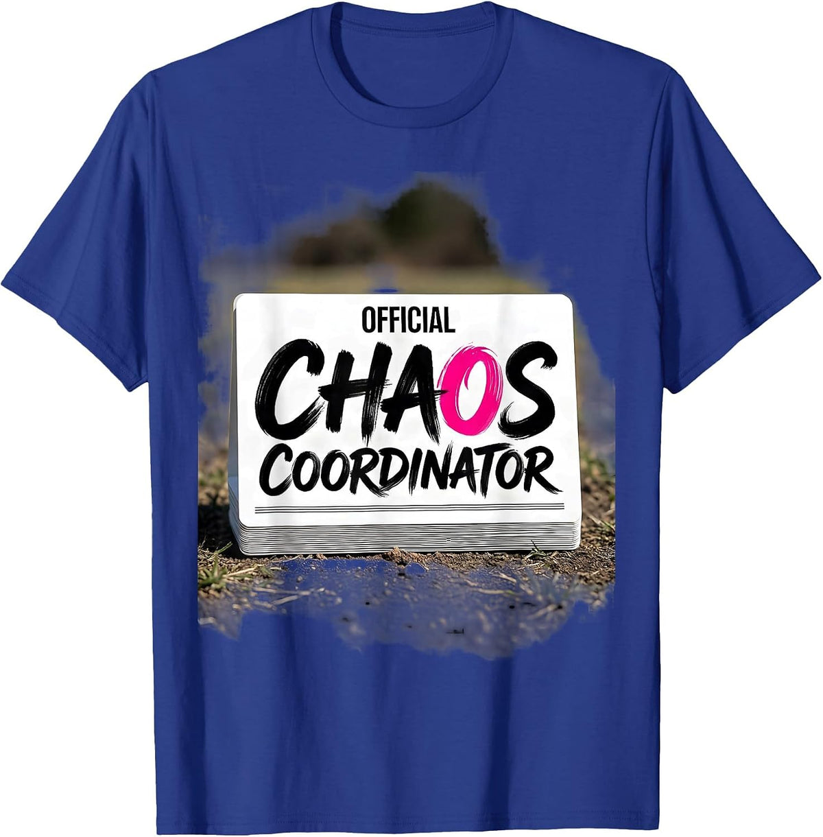 Men's Official Chaos Coordinator Funny Girls Night Matching Party T-Shirt - Royal Blue