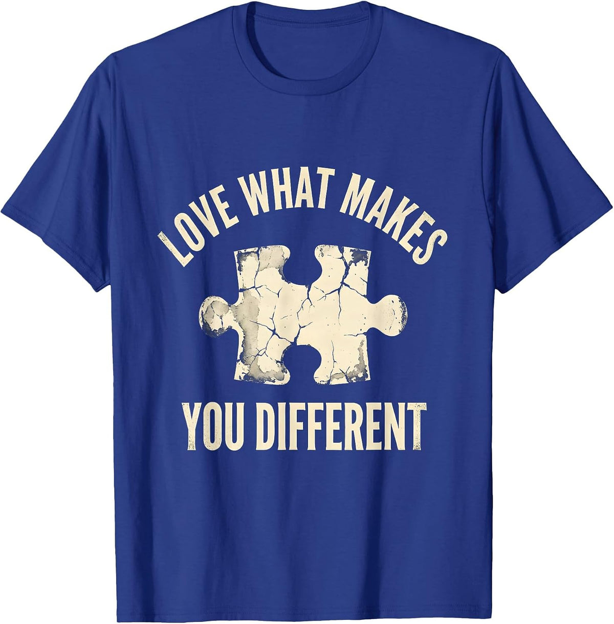 Men's Love What Makes You Different Special Ed Teacher T-Shirt - Royal Blue